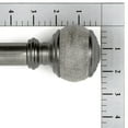 thumbnail image 2 of Cinder 1" Double Drapery Rod & Hardware Set, 42"-120" Plated Pewter/Gray, 2 of 4
