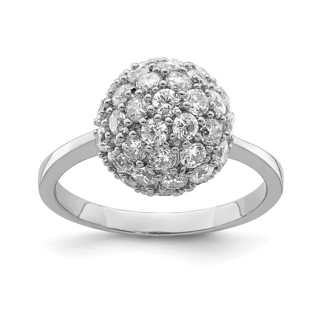 925 Sterling Silver Cubic Zirconia Cz Ring Stone