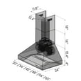 thumbnail image 7 of ZLINE 42 in. Wall Mount Range Hood in Stainless Steel (667-42), 7 of 7