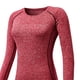 thumbnail image 2 of TaTaai Womens Stretch Quick Dry Yoga Shirt Long Sleeve Solid Color Fitness Top Round Neck Casual Workout Sportswear Gift, 2 of 4