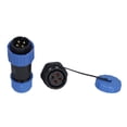 thumbnail image 1 of Conector impermeable con tuerca trasera IP68, toma de corriente de aviación para cable LP20, 1 of 14