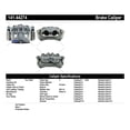 thumbnail image 4 of Centric Parts 14144274 Semi-Loaded Brake Caliper For TOYOTA HIGHLANDER 2008-2013, LEXUS RX 2010-2015, LEXUS NX 2015-2022, 4 of 4