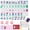 Dark Purple, variant on 2026 New American Mahjong Tiles, 160 Pcs Acrylic Tortoise 4 Layer Mahjong Tiles, for Adults, Portable Home Travel Social Gathering 
