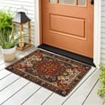 thumbnail image 6 of Boho Decor Door Mat Non Slip Doormat Indoor Entrance Rubber Bohemian Welcome Mats Low Profile Machine Washable Home Door Mats Suitable for Front Back Door Bedroom Rug 17" x 30", 6 of 6
