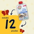 thumbnail image 4 of (12 pack) Earth's Best Organic Stage 2 Baby Food, Banana Blueberry Oat Fruit & Grain Puree, 3.5 oz Pouch, 4 of 5