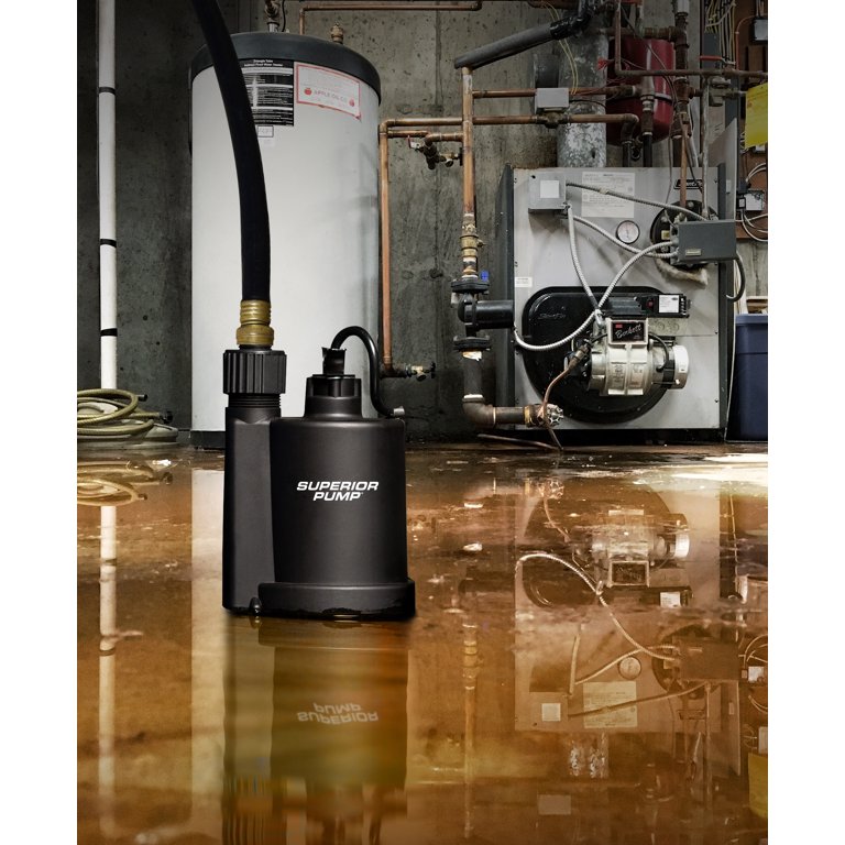 Superior Pump, Pool Pump, 91330 1/3 HP, Thermoplastic Submersible
