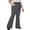 *Dark Gray, variant on Women's Plus High Waist Flare Pants,Stretch Butt Lift Work Trousers For Women,Ladies Pull On Office Palazzo Pants with Pockets,Black,XL-5XL