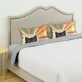 thumbnail image 3 of Yayeee Pillowcase Queen Size Set of 2 Satin Wrinkle Resistant Pillow Case, Colorful Black Cat, 3 of 7