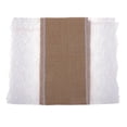thumbnail image 1 of jifeng Rectangle Burlap Lace Hessian Table Runner Tablecloth for Wedding Party XMAS, 1 of 9