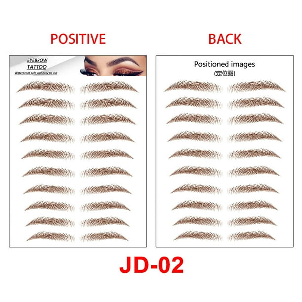 Fiudx Pegasus, Parche Potenciador Belleza Rápido, Cejas Desechables Impermeables, Maquillaje de Aspecto Natural, Accesorio de Moda Diario, para Todo Tipo de Piel, Diseño Ideal para Viajes.