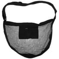 thumbnail image 1 of 1Pack Black Mesh Cloth Single Ball Bag for Basketball with Adjustable Strap Portable Simple Design, 1 of 8