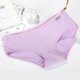 thumbnail image 1 of Bragas de algodón para mujer, ropa interior para mujer, color sólido, bragas para niña, ropa interior de algodón de cintura baja, estudiantes femeninas, 1 of 6