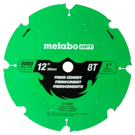 Metabo HPT 12-In Miter Saw Blade, Fiber Cement, 115766M