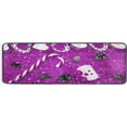 thumbnail image 5 of Dreamtimes Lollipop Snowman Cute Hallway Runner Rug 2'x6' Kitchen Rug with Rubber Backing Purple Christmasation Non Slip Entryway Rug Runner Soft Area Rug for Hallway Bedroom Kitchen, 5 of 6