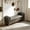 Gray + PU + Foam-1, variant on AUU 65.5" PU Upholstered End-of-Bed Bench with Weathered Wood Frame – Daybed-Style Footrest Ottoman with Arms, Wood Legs & 2 Bolsters for Living Room, Entryway, Hallway, or Window Seating