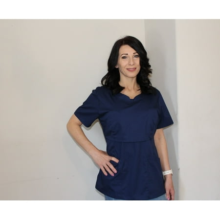 

Pumping Friendly Scrub Top- Patent No: US D897 069 S