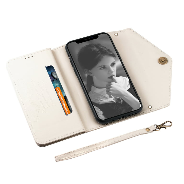 Apple iPhone XR Crossbody Bag Case, Dteck Zipper Pocket Credit