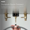 thumbnail image 4 of Moen Eva Brushed Nickel Two-Handle High Arc Widespread Bathroom Sink Faucet for 3-Hole Setups with Valve Included, 4 of 8