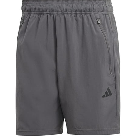 adidas Mens Essentials Woven Training Shorts (Grey/Black, X-Large 7")