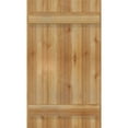 thumbnail image 5 of 21 1/2"W x 37"H Timbercraft Four 5 3/8" Boards Joined Board-n-Batten Shutters, Rough Sawn Western Red Cedar (Per Pair), 5 of 13