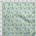 thumbnail image 4 of oneOone Cotton Silk Mint Green Fabric Kids Princess Castle Sewing Fabric By The Yard Printed Diy Clothing Sewing Supplies 42 Inch Wide, 4 of 4