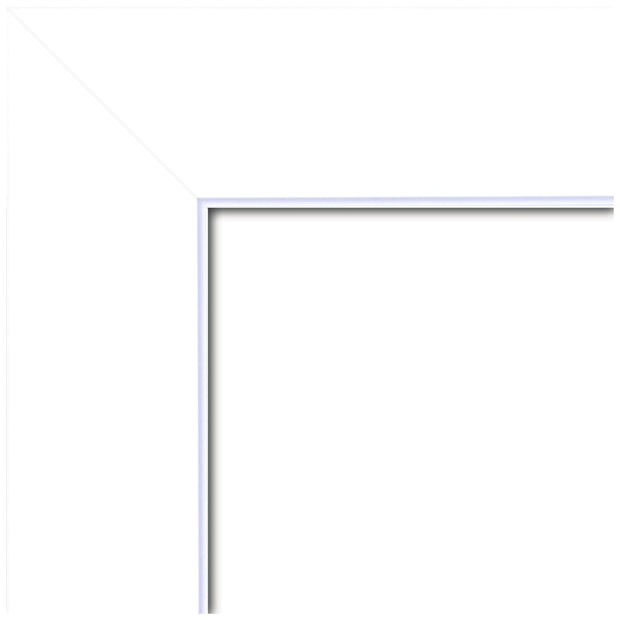 Amanti Art Natural Cork Board Wood Framed Corvino White Bulletin Board 41 in. x 29 in.