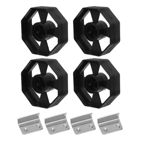 ETEREAUTY 4Sets Tape Dispenser Replacement Core and Plastic Wheel for Desktop Tape Holder Accessories