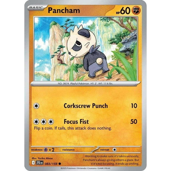 Pokemon Journey Together Common Pancham #83