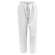 thumbnail image 4 of Pantalones Largos de Pierna Ancha Informales de Algodón Sólido Con Cordón de Lino Y Cintura Elástica Para Mujer Odeerbi  ODB-6, 4 of 6