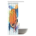 thumbnail image 2 of Cortina de Ducha ABPHQTO Decoración Deportiva Baloncesto 90x180 cm, 2 of 3