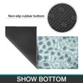 thumbnail image 6 of White and Blue Of Animal Print Kitchen Rugs Sets Of 2,Anti Fatigue Kitchen Mat Rugs Non Slip Washable,Decorative Kitchen Floor Mats for Kitchen,Sink,Laundry,17"x30"+17"x47", 6 of 7