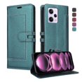 thumbnail image 1 of Étui Portefeuille Premium pour Xiaomi Redmi Note 12 Pro Plus 5G avec Fentes pour Cartes et Support, Couverture à Rabat Verte, 1 of 7