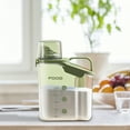 thumbnail image 2 of Green Sealed Rice Bucket Dog Food Storage Household Grain Bucket Kitchen Container Green 1.6L 8X7Inch, 2 of 4