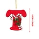 thumbnail image 3 of pstuiky Adornos navideños colgantes para árbol de Navidad con 26 letras. Adornos navideños personalizados para hacer tú mismo. Decoración navideña colgante para árbol de Navidad., 3 of 3