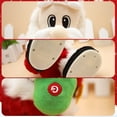 thumbnail image 6 of Christmas Decorations Christmas Electric Santa Claus Twerking Santa Claus Figurine Shaking Hips Walking Music Electric Dolls For Christmas Ornament Christmas Gifts on, 6 of 8
