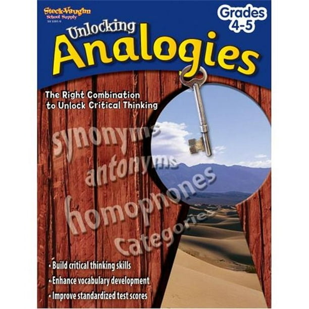 Houghton Mifflin Harcourt SV33919BN 3 Each Unlocking Analogies Book