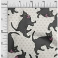 thumbnail image 2 of oneOone Velvet White Fabric Kawai Craft Projects Decor Fabric Printed By The Yard 58 Inch Wide, 2 of 5