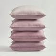 thumbnail image 4 of Top Finel 16x16 Inch Country Decorative Pillow Covers, Pink Velvet, Set of 4, 4 of 6
