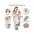 thumbnail image 3 of Baby Sling Carrier, Kind Kompakte Hüftsitz One-Shoulder Carrier Tragbare Leichte Babytrage Sling Hüfte Neugeboren Zum Kleinkind Für Säuglinge Tragen Bis 44 Lbs Ganzjahresriemen, 3 of 7