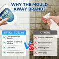 thumbnail image 5 of Mold Remover Gel, Grout Cleaner & Mildew Stain Removal for Washing Machine Seal, Bathroom Shower, Kitchen Sink, Thick No-Drip Formula, Non-Toxic, 8 fl oz, 5 of 10