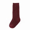 thumbnail image 1 of ITFABS Kids Knitting Socks Spring Summer Sports Over-Knee Solid Color Wear, 1 of 3