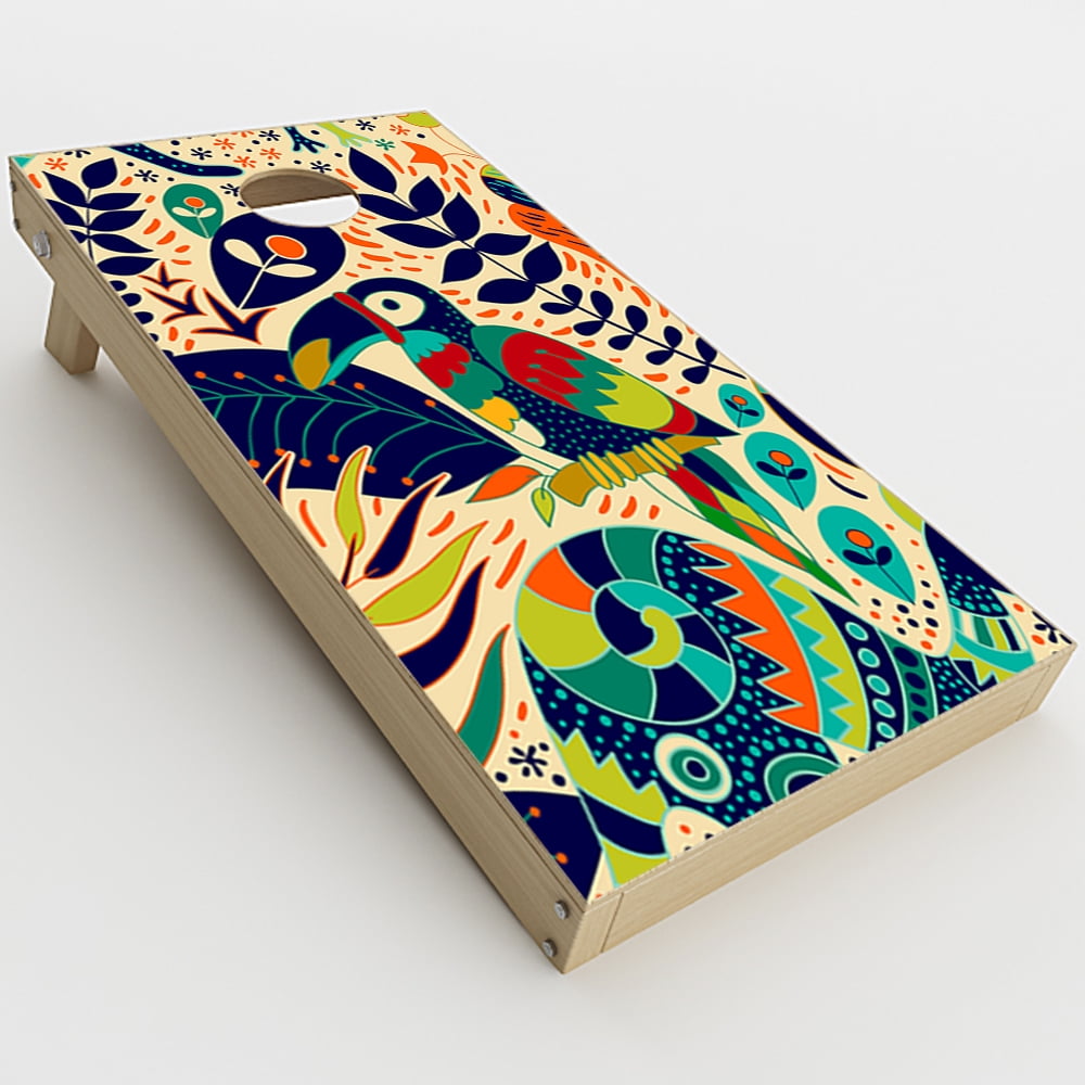 Zombie Hands Cornhole Wrap Vinyl Decal - 2-Piece Regulation Size Skins For Bag Toss Game Boards