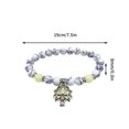 thumbnail image 5 of LSLJS Lotus Bracelet for Women/Men - Noctilucent Luminous Turquoise Beaded Bracelet with Flower Pendants Glow in Dark Jewelry Hematite Stone Bracelet Valentine's Day Christmas Gifts, 5 of 5