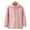Pink, variant on XBASW Boys Girls Winter Fleece Jacket Full-Zip Coats Warm Padded Thick Outwear for Youth Kids 5-15 Years