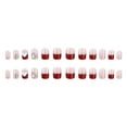 thumbnail image 1 of Ongles Artificiels Roses et Rouges Populaires Durables Ongles Pressés pour Ongles à la Maison Colle, 1 of 7