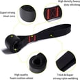 thumbnail image 5 of BESTSKY Door Anchor Strap for Resistance Bands Multi-Point Resistance Band Door Anchor with 5 Stainless D-Rings Heavy Duty Home Gym Attachment Fits Doors Up to 8Ft, 5 of 8