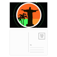 thumbnail image 1 of Mount Corcovado Brazil Cultural Element Postcard Set Birthday Mailing Thanks Greeting Card, 1 of 3