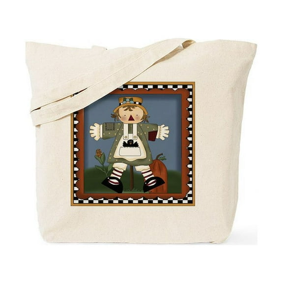 CafePress - Cute Harvest Scarecrow Tote Bag - Unisex Canvas Tote Bag, Beige, 1-Piece