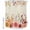 Pink Beige, variant on Shower Curtains for Bathroom, Red Orange Floral Fall Waterproof Fabric Shower Curtain, Thanksgiving Eucalyptus Leaves Autumn Decorative Bathroom Curtain for Bathtub, 36"x72", No Hooks Included