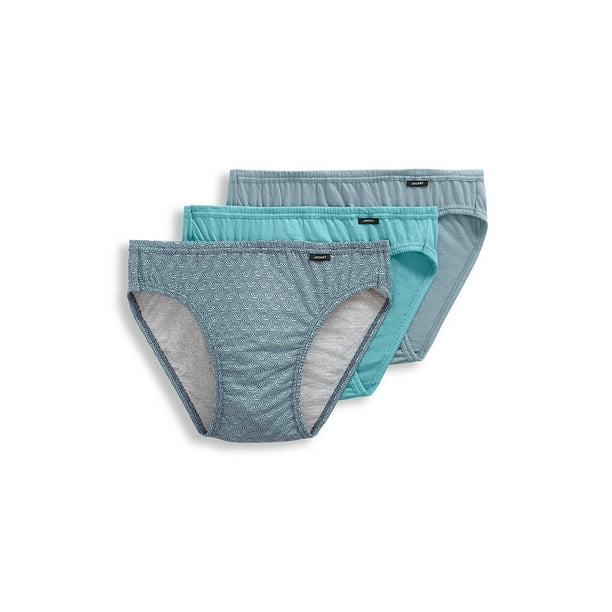 Jockey Mens Elance Bikini 3 Pack Underwear Bikini Briefs 100 cotton